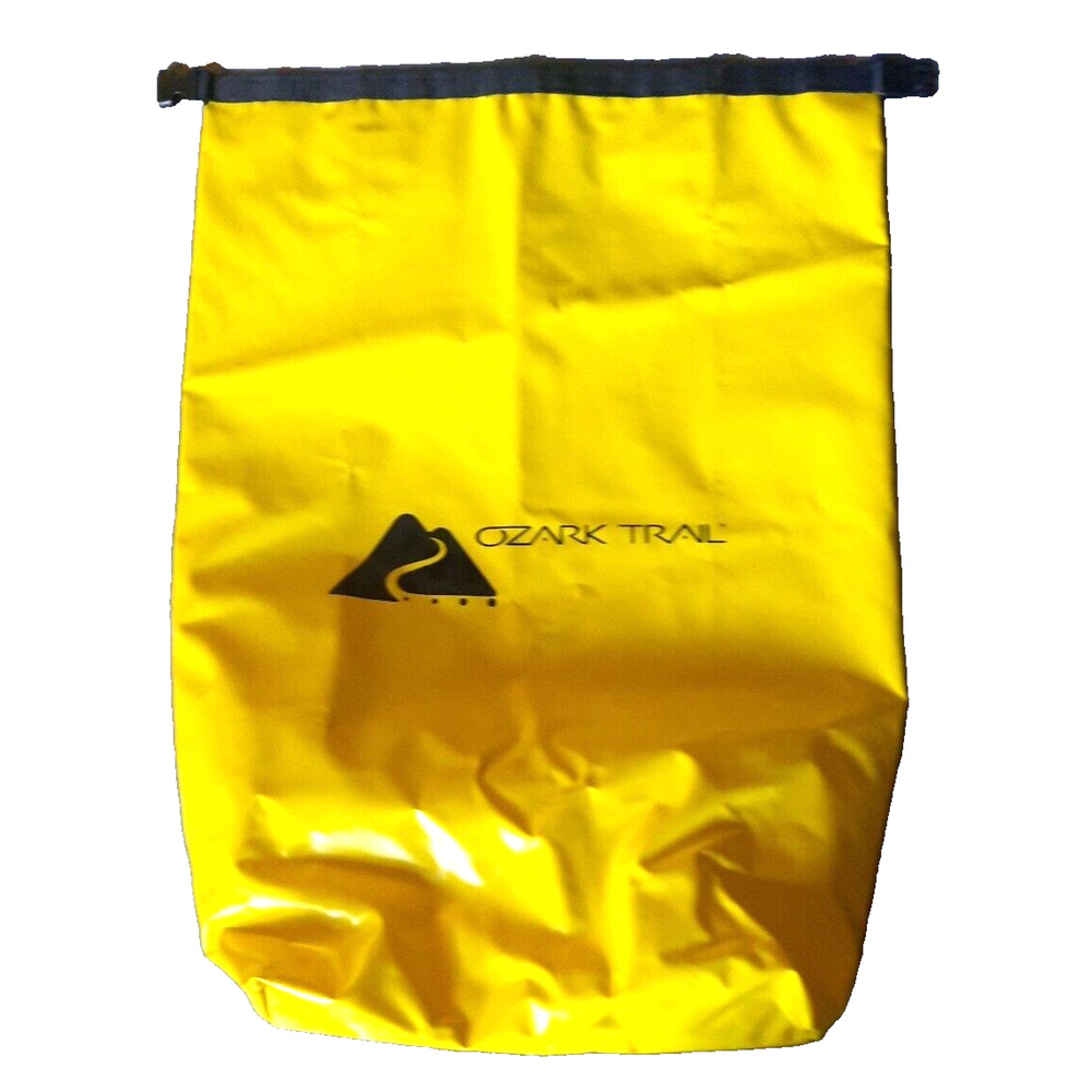 Ozark Trail Float LARGE Bag Dry Bag 22in x 30in Heavy-guage PVC Yellow